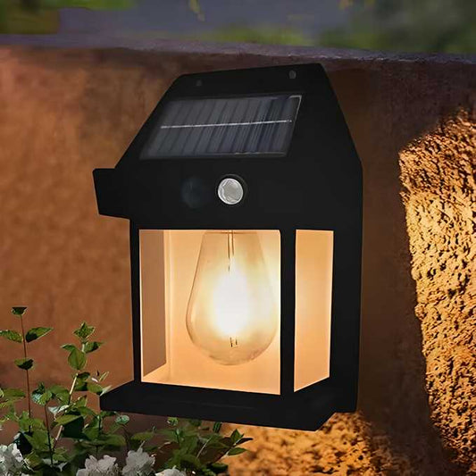 Automatic Solar Wall Light – 3 Modes, ☀️ Solar Powered 💧 Waterproof ⚡ Auto On/Off Sensor