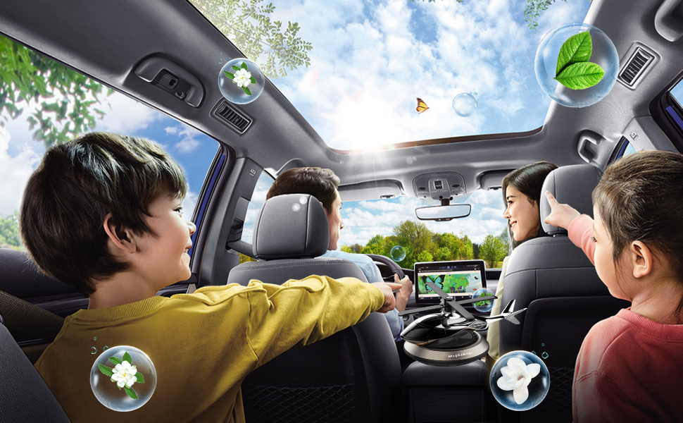 Solar Powered Helicopter Dashboard Air Freshener – Aroma Diffuser for Car Interior